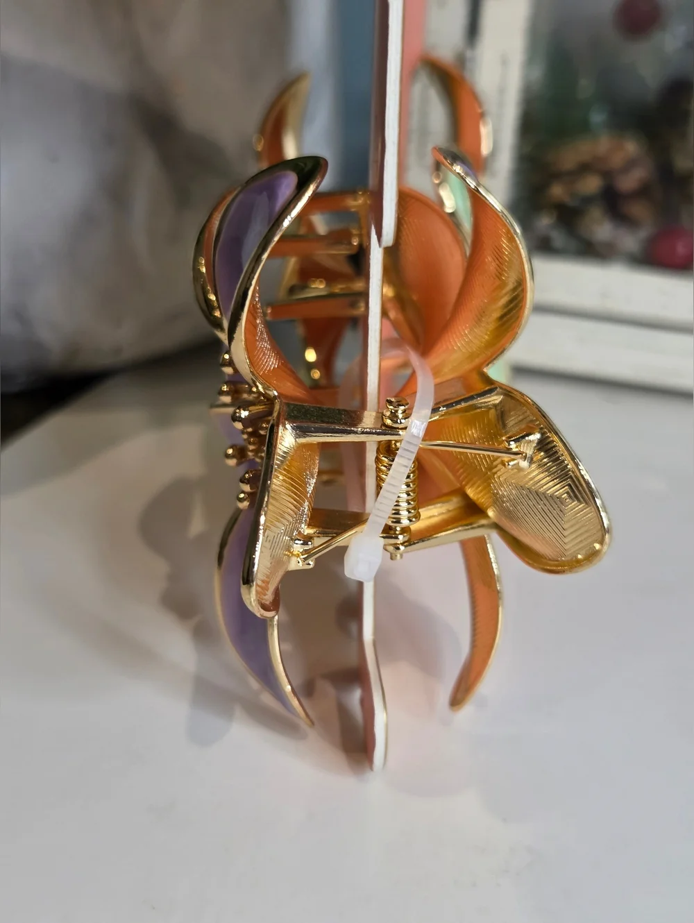 Sunday State Floral  Lavender & Mint Hair Clips - Picture 4 of 4